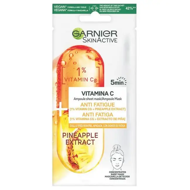 Garnier - SkinActive Ampoule Sheet Mask Vitamin C - 1 Piece