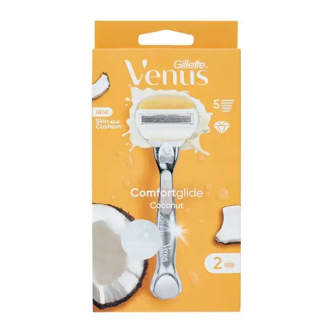 Gillette - Venus Coconut Razor + 2 Barberblade