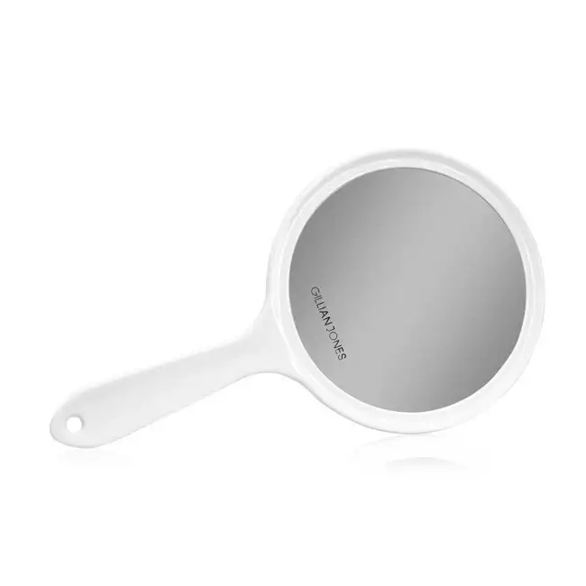 Gillian Jones - Tosidet Håndspejl Hvidt