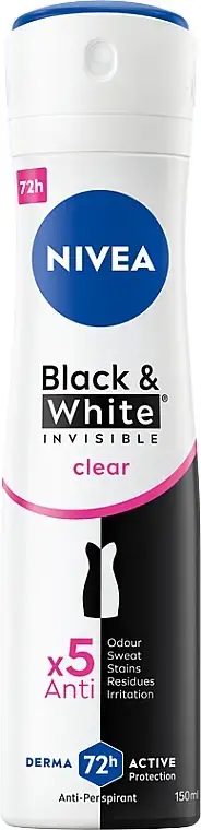 Anti-perspirant Deodorant Spray "Black & White Invisible Protection CLEAR" 11674566