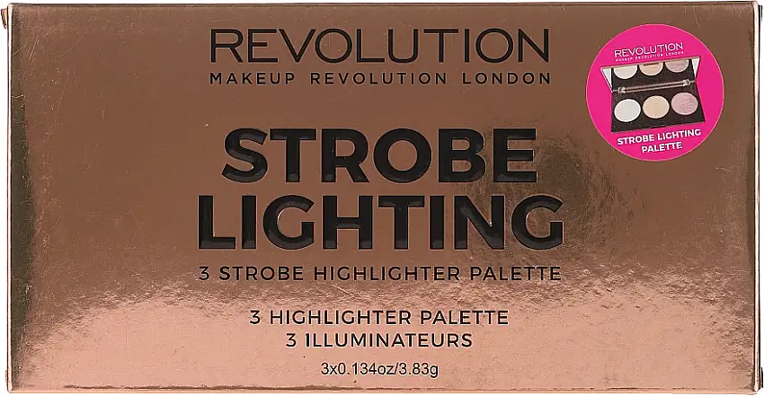 Makeup Revolution 3 Strobe Highlighter Palette 28491654