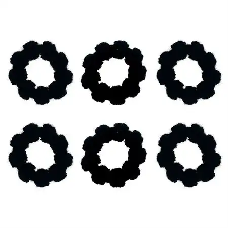 SOHO Hebe Hårelastikker - Sort (U)