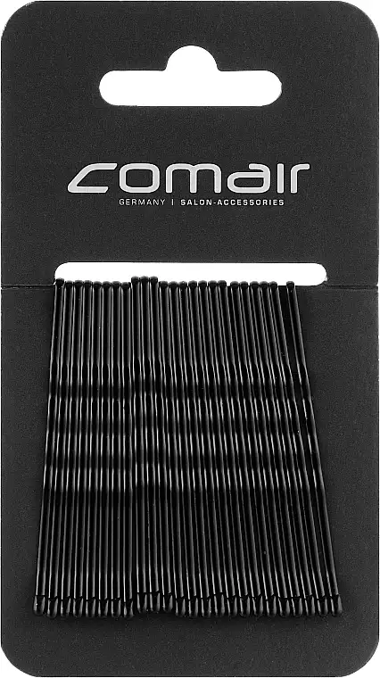 Pretty Fashion Hair Grips, bølget, 6 cm, sort 70652612