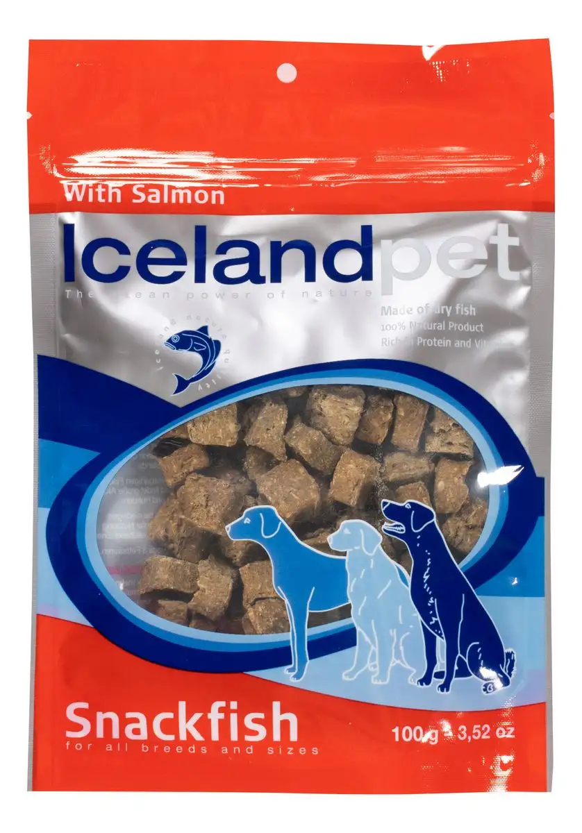 Iceland Pet hundegodbidder, Salmon - 100g.