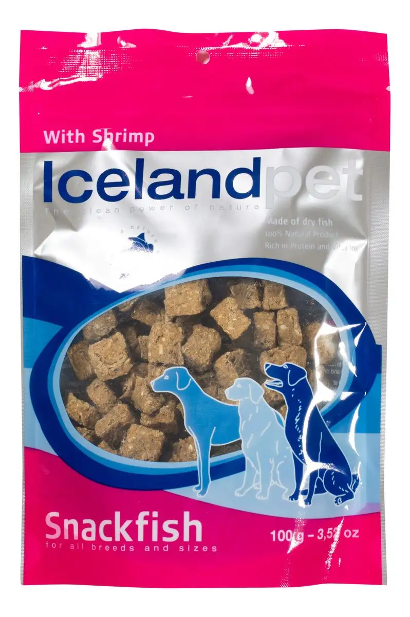 Iceland Pet hundegodbidder, Shrimp - 100g.