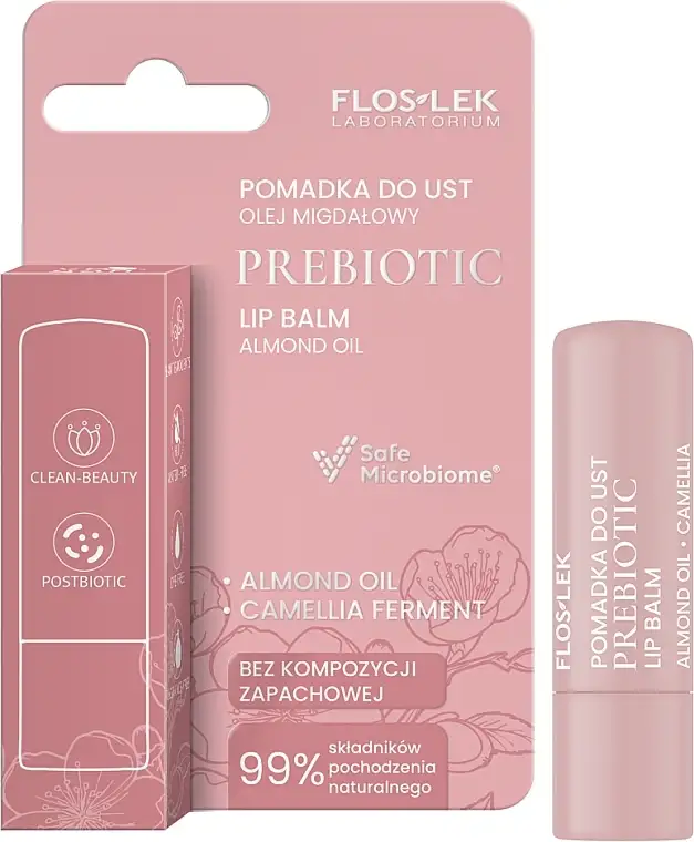 Prebiotisk læbepomade med mandelolie 68184629
