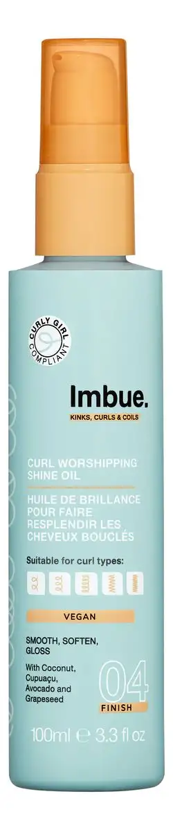 Imbue Curl Worshipping Shine Oil - 100 ml.