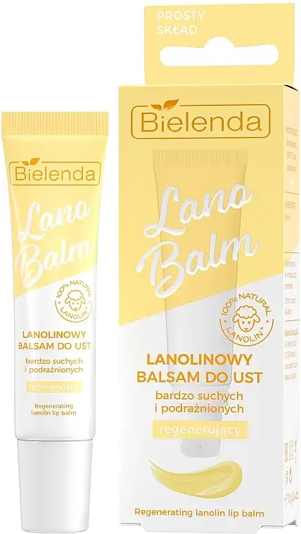 Lanonlinbaseret genoprettende balsam til tørre og sprukne læber 56428626