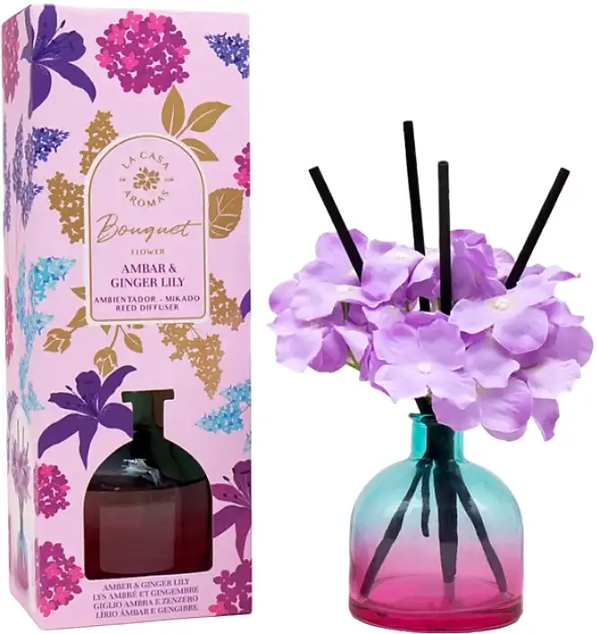 Aromadiffusor i vaseform "Amber & Ingefærlilje" 33826968