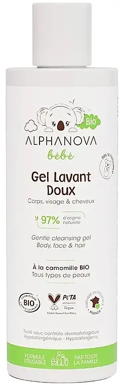 Mild rensende gel til krop, ansigt og hår 84121186