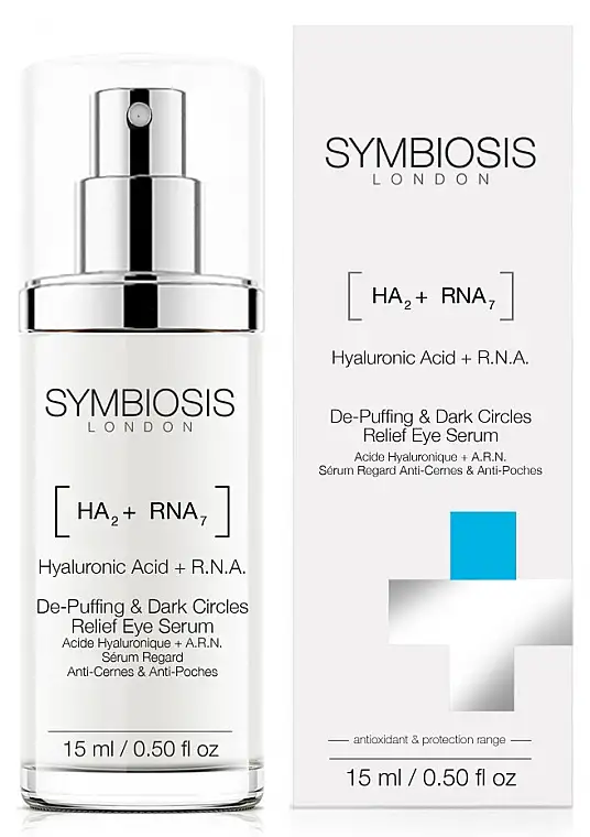 Beroligende, foryngende og fugtgivende øjenkonturserum mod mørke rande og hævelser med hyaluron- og ribonukleinsyre 30575808