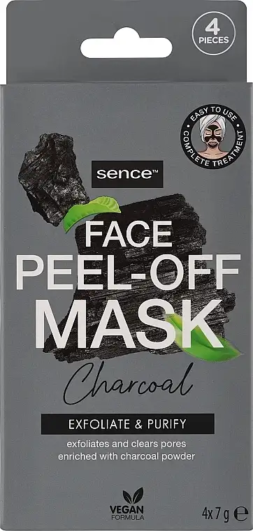 Trækul Peel-Off ansigtsmaske 44136315