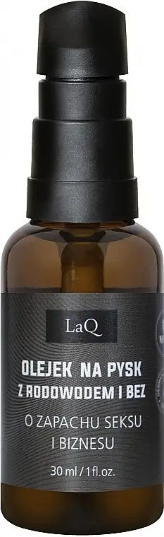 Skæg- og efterbarberingsolie, sort etiket 98434237