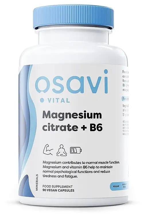 Magnesiumcitrat + B6 Kosttilskud, 375 mg 76069765