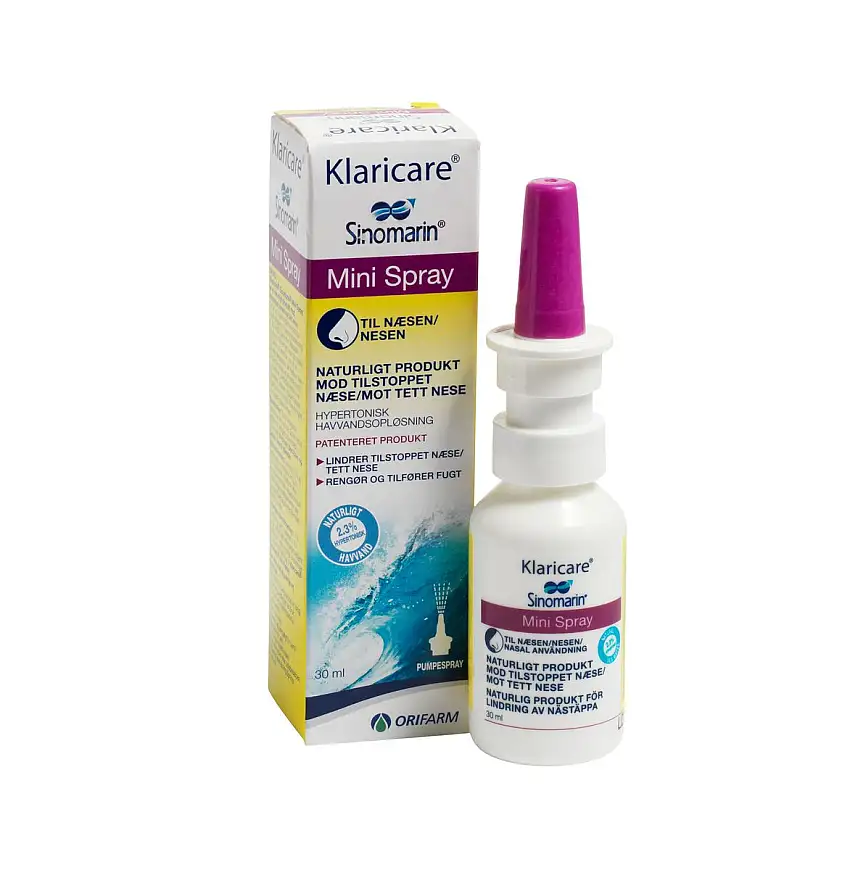Klaricare Mini Næsespray - 30 ml.
