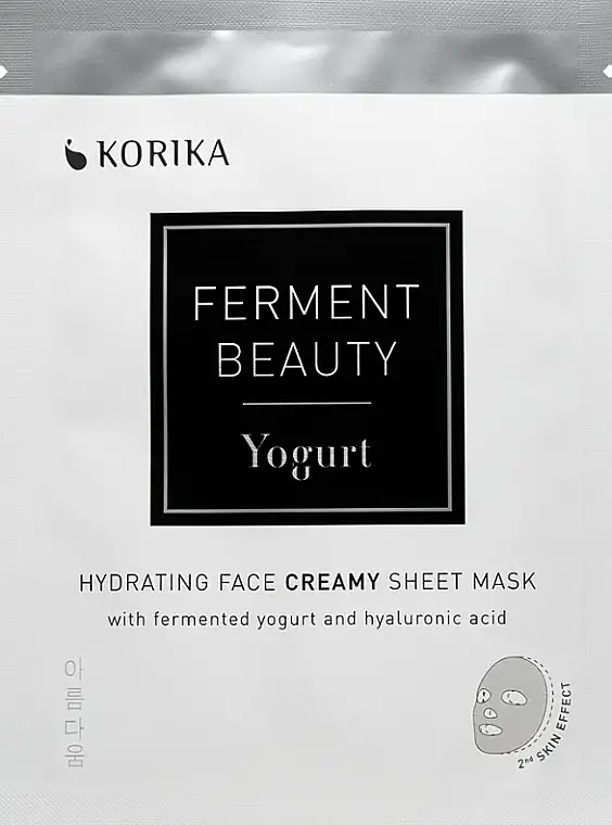 Antirynkemaske med fermenteret yoghurt og hyaluronsyre 80921482