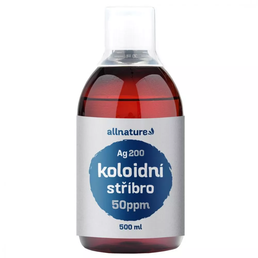 Allnature Kolloidalt sølv Ag200 - 50 ppm 500 ml
