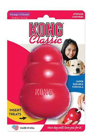 KONG Classic rød 13x9 cm - XL