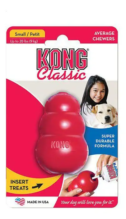KONG Classic rød 8x5 cm - S