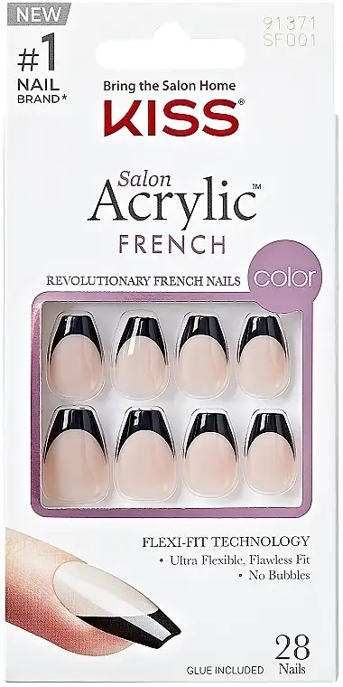 Kunstigt neglesæt, str. S, 28 stk. 71325458