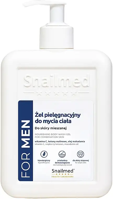 Showergel til mænd, til kombineret hud 21634377
