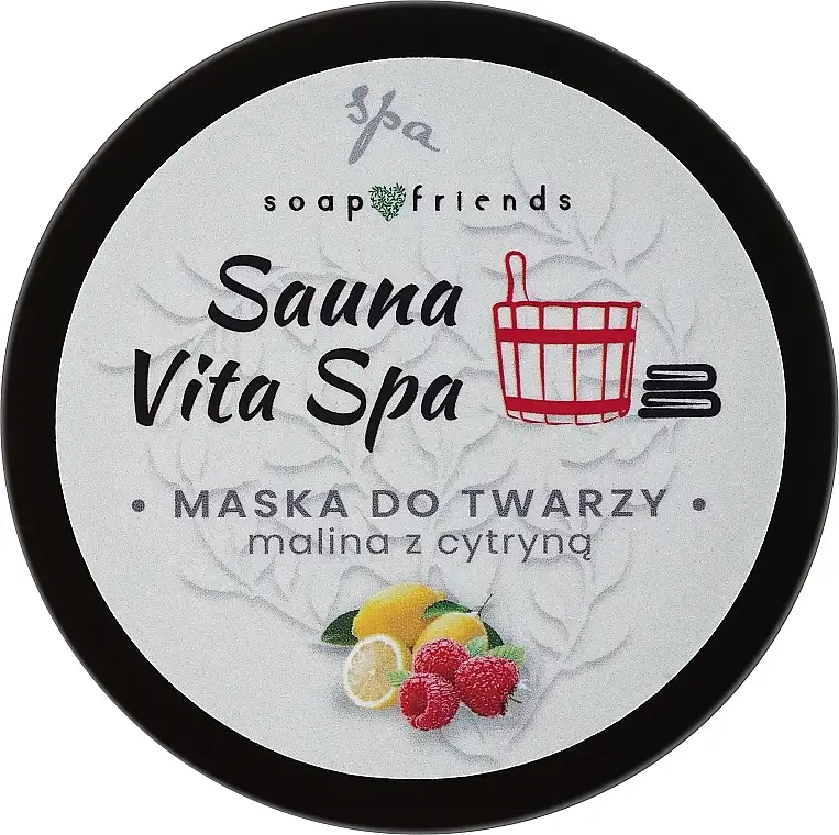 Ansigtsmaske hindbær og citron 20386227