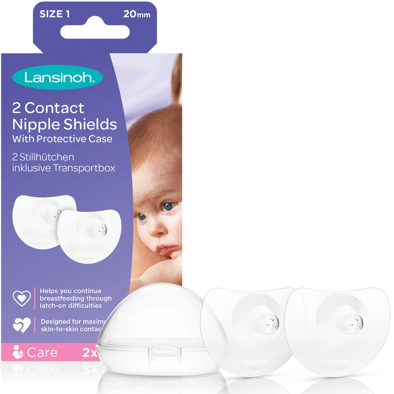 Lansinoh Contact Nipple shields 20 mm - 2 Pieces