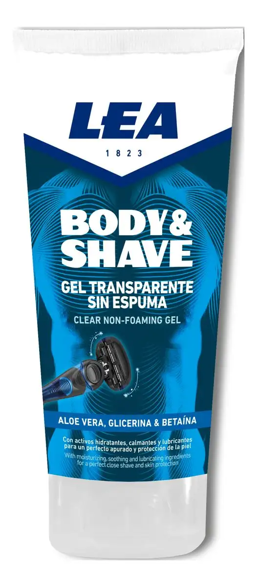 LEA Body & Shave Clear Non-Foaming Gel - 175 ml.