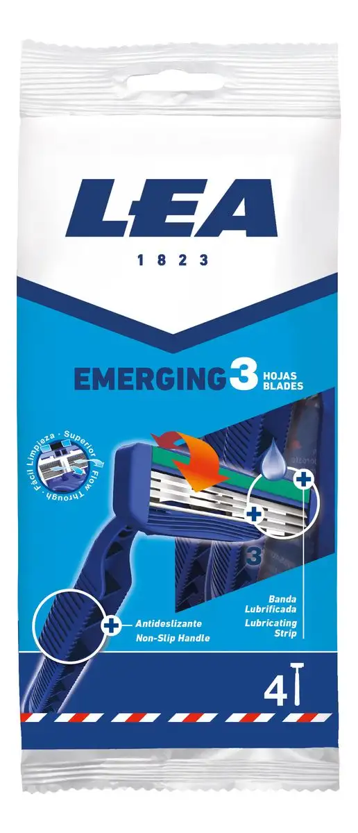 LEA Engangsskrabere Emerging 3 Fleksibelt hoved - 4 stk.