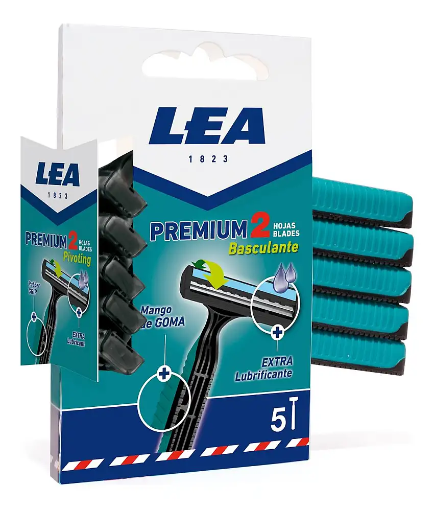 LEA Engangsskrabere Premium 2 Fleksibelt hoved - 5 stk.