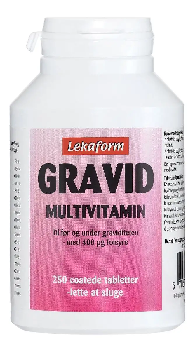 Lekaform Gravid Multivitamin - 250 tabl.