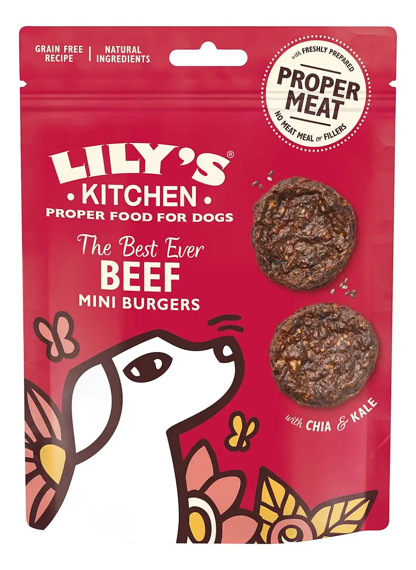 Lily´s Kitchen hundesnack, Beef Mini Burgers - 70g.