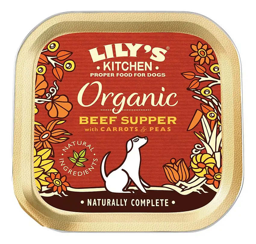 Lily´s Kitchen vådfoder, Organic Beef Supper - 150g.