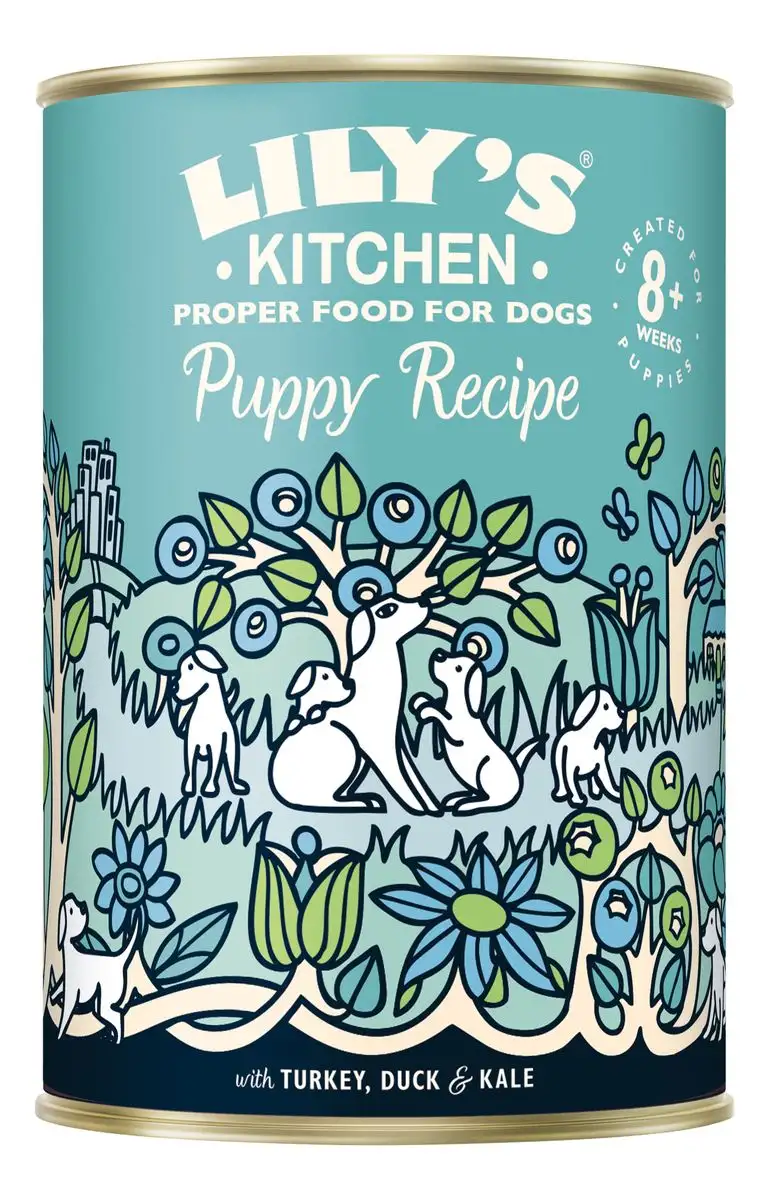 Lily´s Kitchen vådfoder, Puppy Recipe Turkey & Duck - 400g.