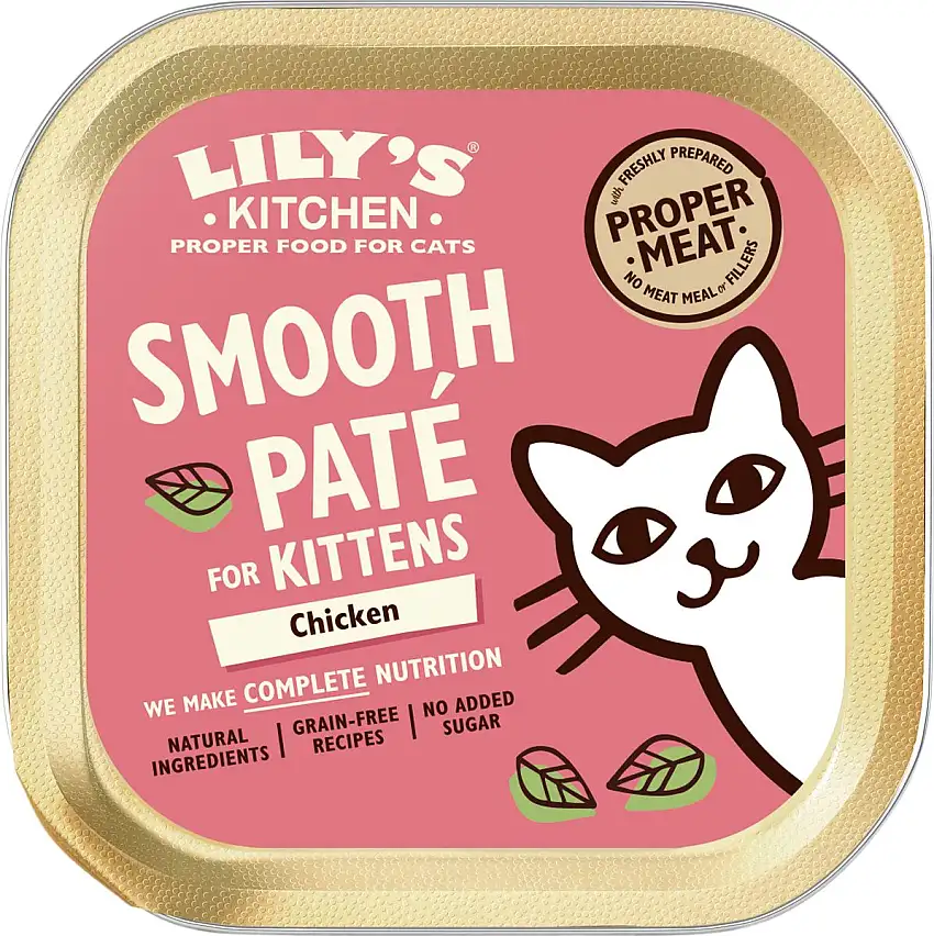 Lily´s Kitchen vådfoder til killing, Smooth Paté with Chicken - 85 g.