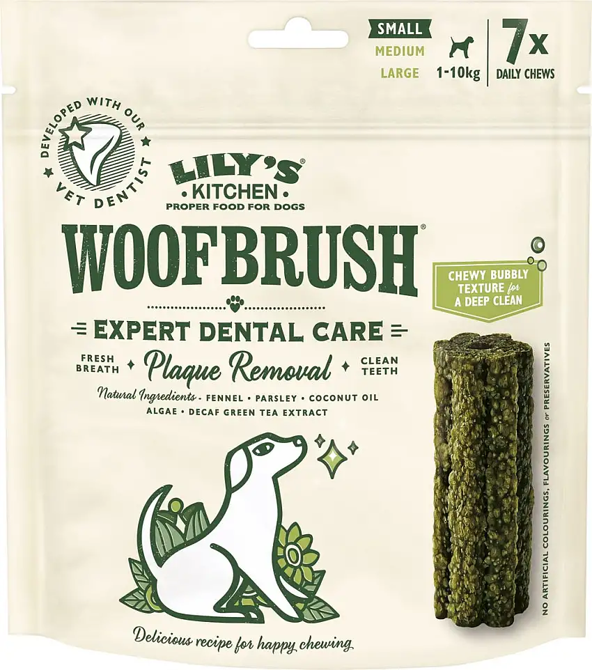 Lily´s Kitchen Woofbrush til daglig tandpleje, small - 7 stk.