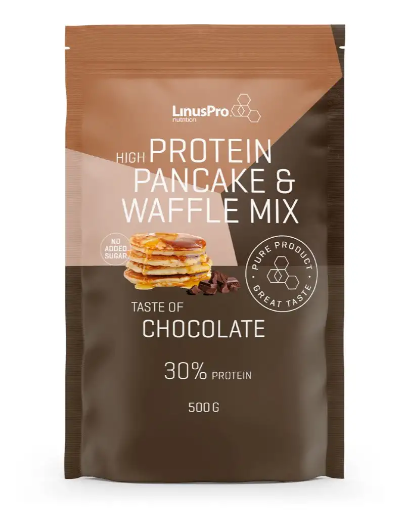 LinusPro Protein Pancake & Waffle Chocolate - 500 g.