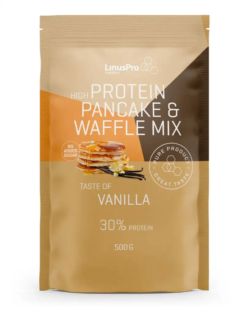 LinusPro Protein Pancake & Waffle Vanilla - 500 g.