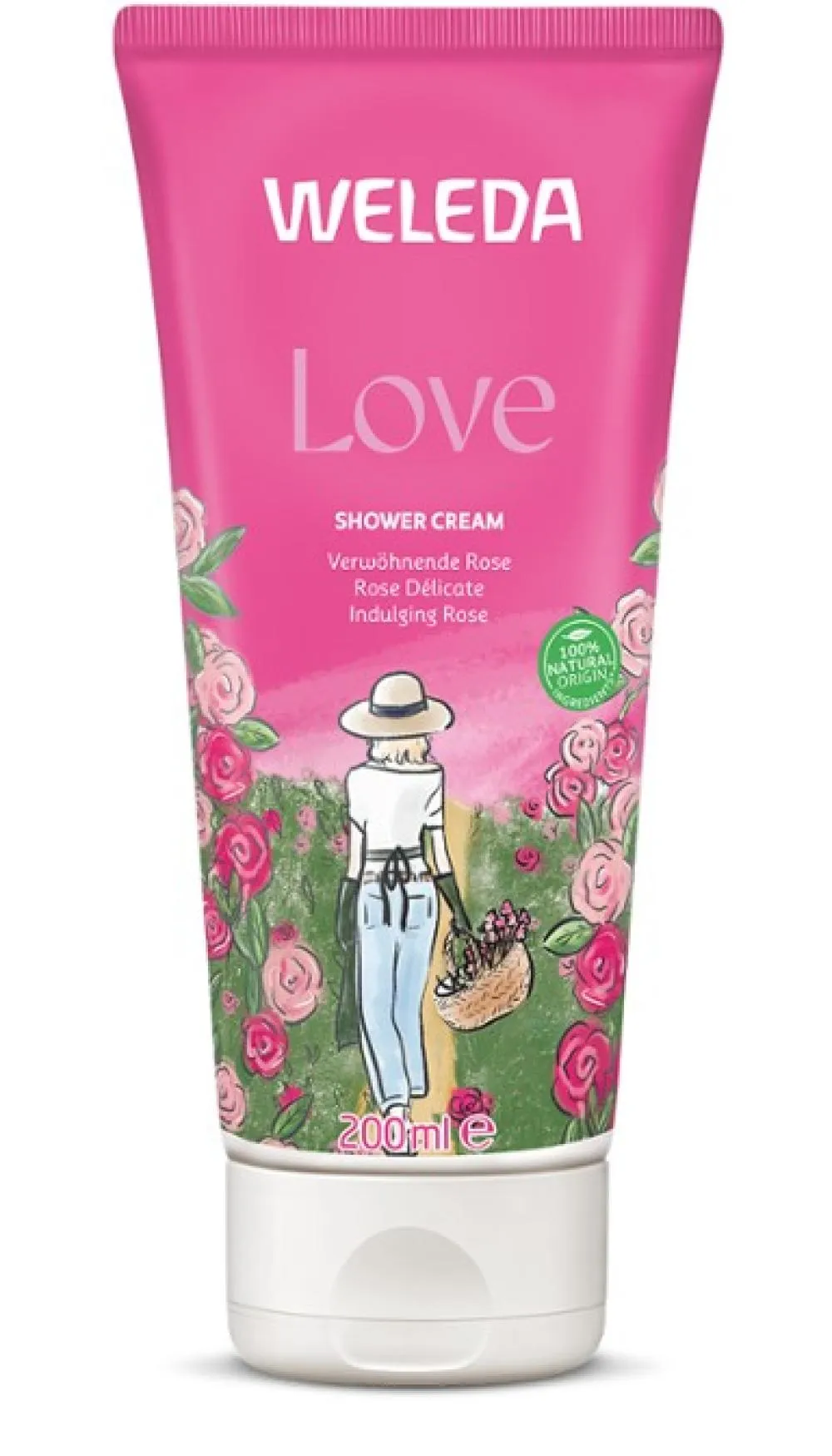 Weleda LOVE Pink brusecreme 200 ml