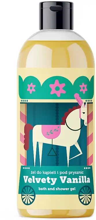 Fløjlsagtig vanilje brusebad- og badegel 77786952