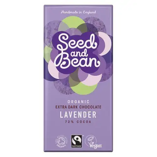 Mørk chokolade 72% m. Lavendel Ø - 85 g.