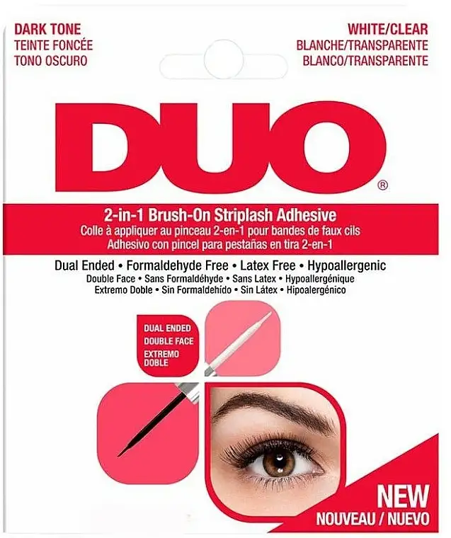 Ardell Duo Adhesive 2in1 Lash Brush On Clear&Dark 63432668