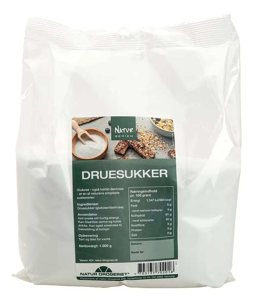 Natur-Drogeriet Druesukker Ren - 1 kg.