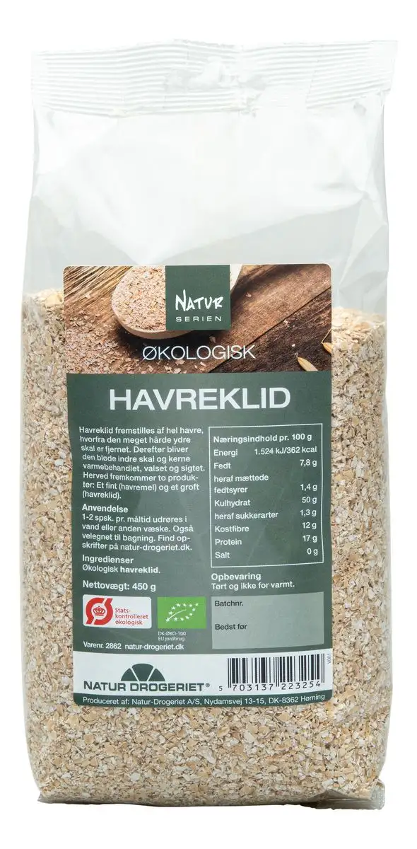 Natur-Drogeriet Havreklid Ø - 450 g.