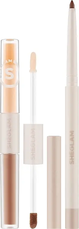 Sheglam Soft 90's Glam Lip Liner And Lip Duo Set Pouty Nude Lip Set 69142792