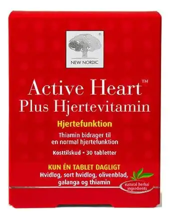 New Nordic Active Heart - 30 tabl.