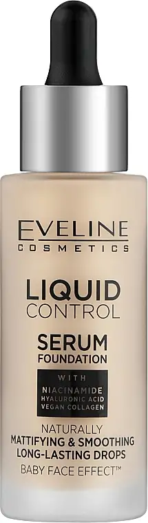 Eveline Cosmetics Liquid Control HD Mattifying Drops Foundation 14782633