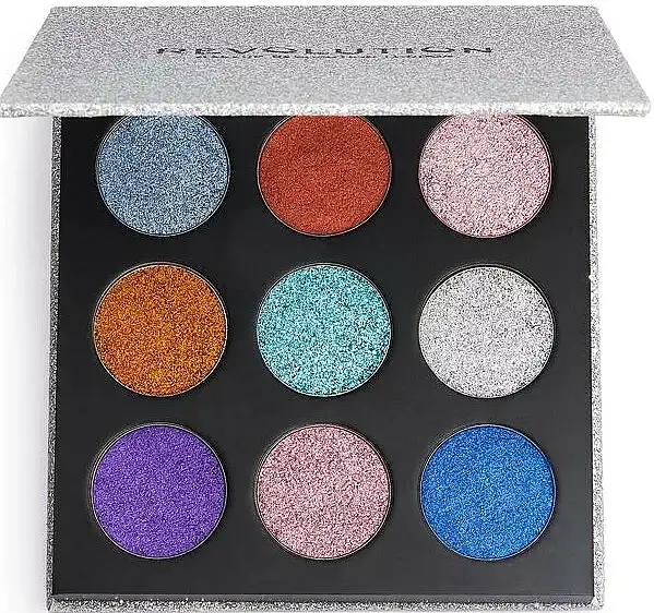 Makeup Revolution Pressed Glitter Palette Illusion 18249047