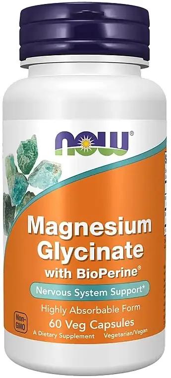 Kosttilskud 'Magnesiumglycinat' med bioperine, kapsler 74502499