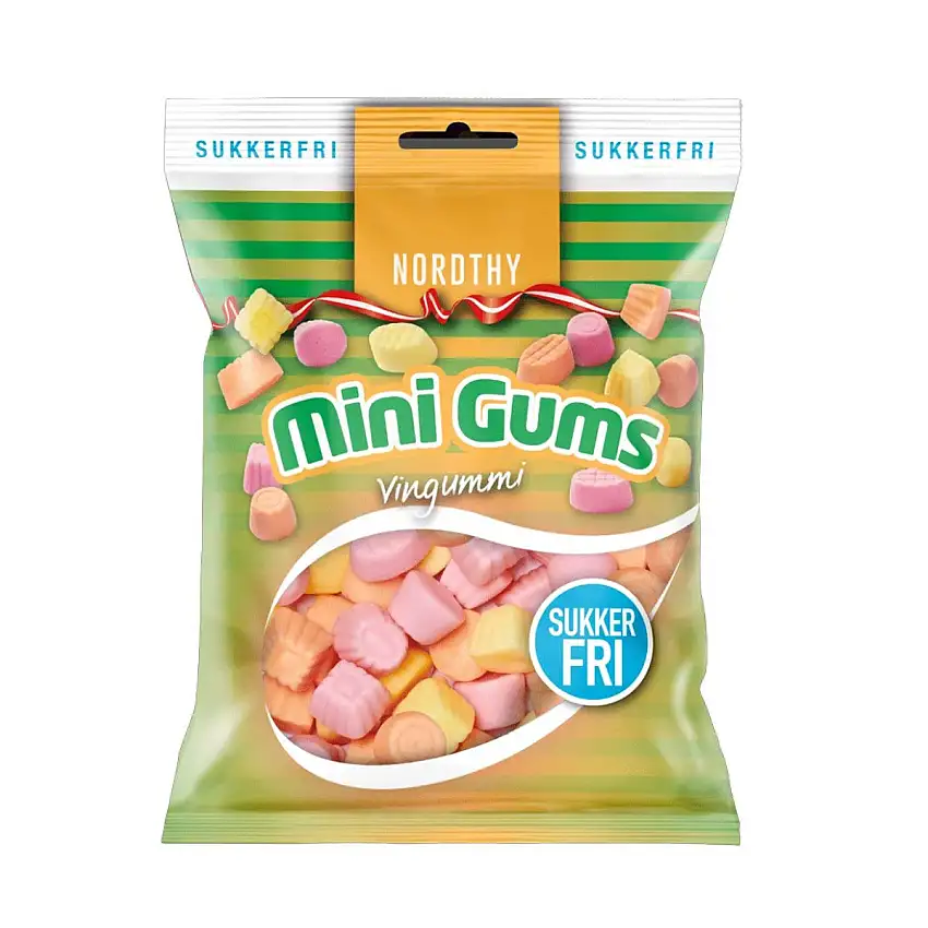Nordthy Sukkerfri Mini Gums  - 65 g